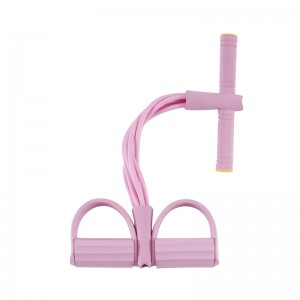 Elastic Sit Up Pull Rope Comminal Exerciser, 4-Tube Elastic Sit Up Pull Rope με γυμναστήριο πεντάλ Foot Stretching Linming Εκπαίδευση Εξοπλισμός Γιόγκα